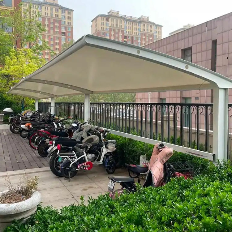 临夏县膜结构电动车棚